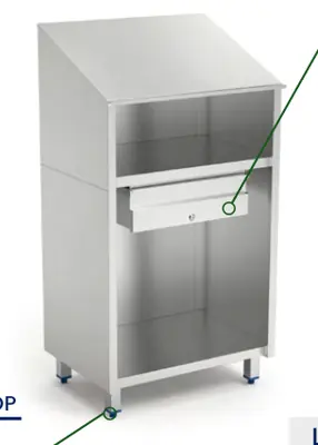 Fricosmos Armario para equipos informáticos ref. 076402 - Muebles neutros