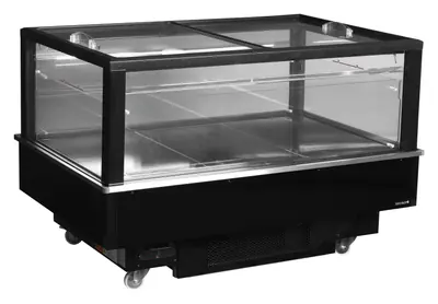 Refrigerador/congelador negro para la venta por impulso EIB-D1015-B1