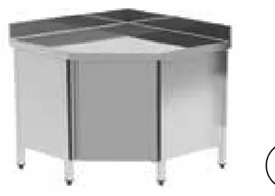 Fagor Professional Mesa mural con cajones T90WD-6 - Mesas de trabajo