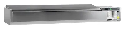 Vitrina refrigerada sobre encimera GN1/4 VK33-200 S/S LID