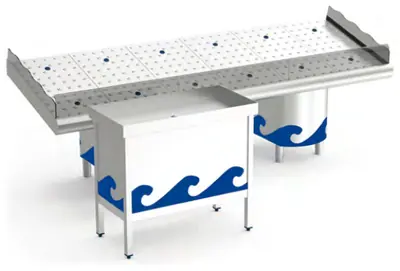 Fricosmos Mesa para marisco ref. 074450 - Mesas de trabajo