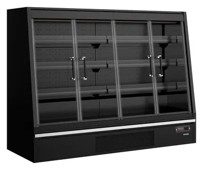 Refrigerador mural de supermercado Galaxy+ GPL20FGD Black