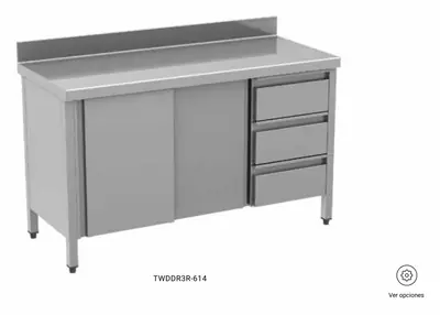 Fagor Professional Mesa mural TWD-510 - Mesas de trabajo