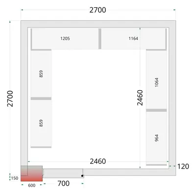CRNF2727 Shelf Rack System Kit