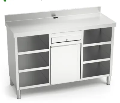 Fricosmos Mueble cafetero inox basic ref. 074602 - Muebles de bar