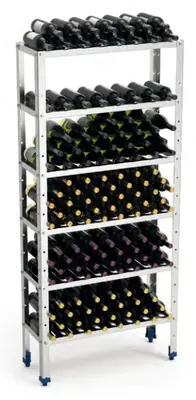 Fricosmos Estante inox para almacenaje de vino 1000x300 mm ref. 283022 - Estanterías y estantes