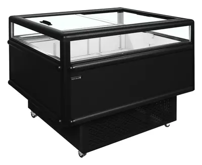 Refrigerador para la venta por impulso color negro UHD201 /Black