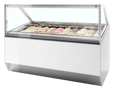 Vitrina expositora para helados con display ventilada MILLENNIUM ST20
