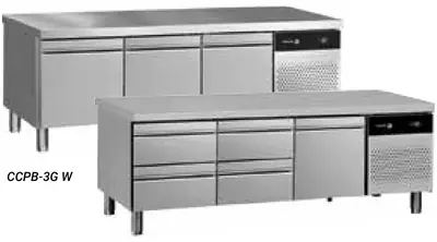 Fagor Professional Base refrigerada GN 1/1 con cajones CCPB-2G T - Mesas frías