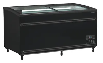 Isla de supermercado bitemperatura color negro SFI145B-CF VS