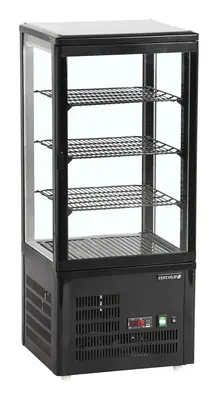 Vitrina de exposición refrigerada UPD80-BLACK
