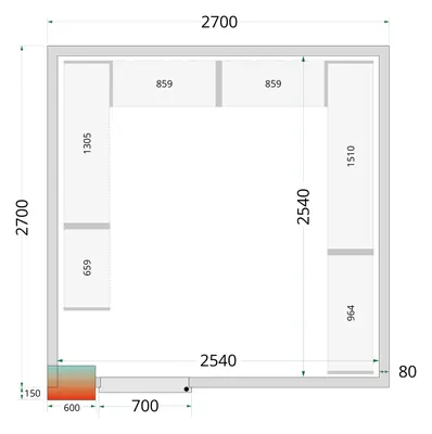 CRPF2727 Shelf Rack System Kit