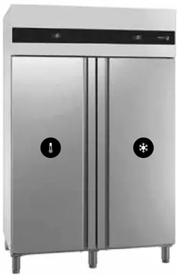 Fagor Professional Armario GN 2/1 con compartimento para congelados CUD-12G/N - Armarios de servicio
