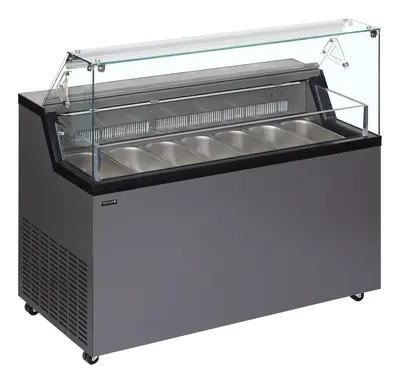 Vitrina expositora para helados con display MIRABELLA 7