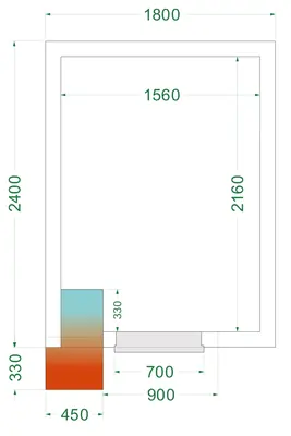 Cámara de congelación CRNF1824