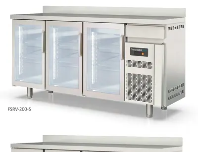 Frente-mostrador snack, refrigeración Coreco FSR-150-S - Vitrinas de refrigeración