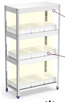 Fricosmos Estante opcional para huerto de interior ref. 015610 - Estanterías y estantes