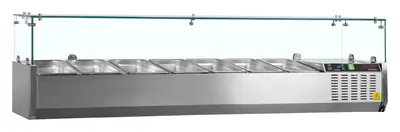 Vitrina refrigerada sobre encimera GN1/4 GVC33-160