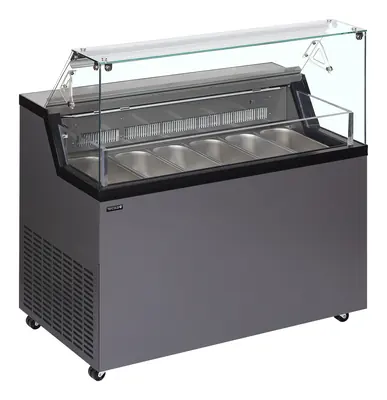 Vitrina expositora para helados con display MIRABELLA 6