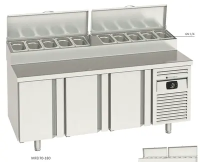 Mesa fría salad-cheff gama 60 - 70 Coreco MFEI60-150 - Mesas frías