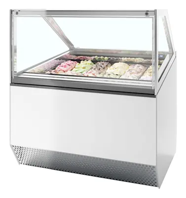 Vitrina expositora para helados con display ventilada MILLENNIUM ST12