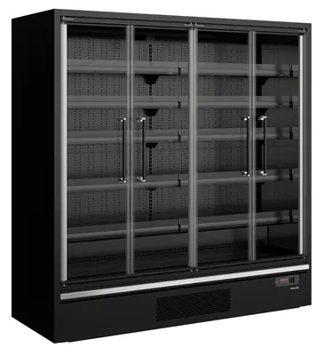 Refrigerador mural de supermercado Galaxy+ GP20FGD Black