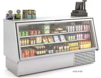 Vitrina cerrada refrigerada 9 Coreco CVCC-9-13 - Vitrinas de refrigeración