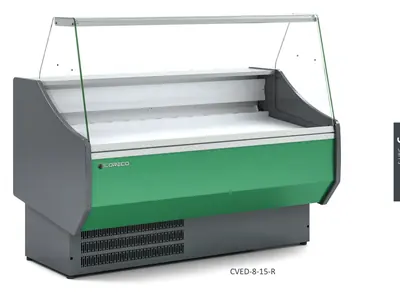 Vitrina expositora serie 8 ECO-D Coreco CVED-10 - Vitrinas de refrigeración