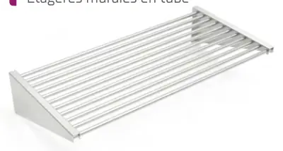 Fricosmos Estante mural inox especial microondas 590x388x200 mm ref. 015202 - Estanterías y estantes