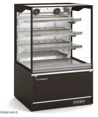 Vitrina expositora CALIENTE serie STAR SNACK Coreco VSS-6HE-13 - Vitrinas de refrigeración