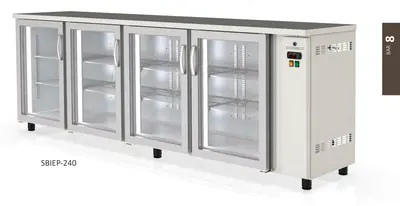 Expositor refrigerado SNACK-BAR pre-instalación Coreco SBEP-140 - Vitrinas de refrigeración
