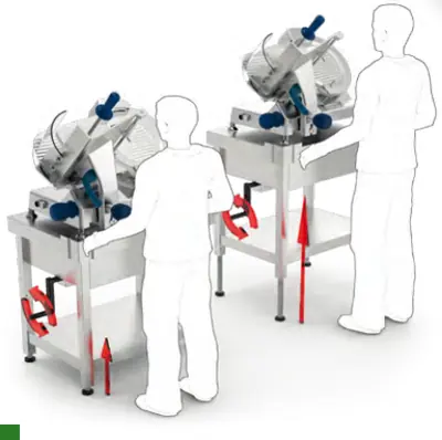 Fricosmos Mesa central con entrepaño especial maquinaria - Altura estándar ref. 074420 - Mesas de trabajo