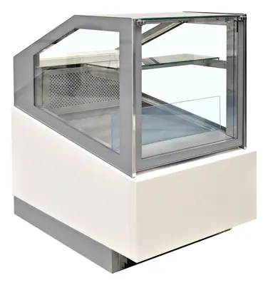 Vitrina refrigerada profesional para la exposición de productos de pastelería, personalizada con la marca Häagen-Dazs Heladeria Pastry