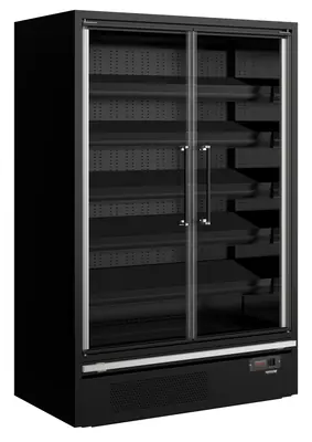 Refrigerador mural de supermercado Galaxy+ GP14FGD Black