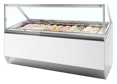 Vitrina expositora para helados con display ventilada MILLENNIUM ST24