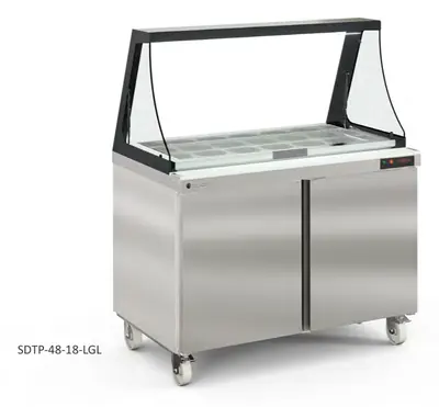 Mesa preparación con TAPA DE CRISTAL, ELEVABLE Coreco SDTP-27-9-LGL - Varios
