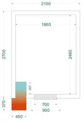 Cámara de congelación CRNF2127