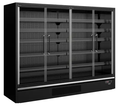 Refrigerador mural de supermercado Galaxy+ GP26FGD Black