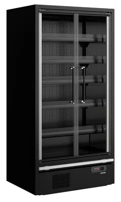 Refrigerador mural de supermercado Galaxy+ GP10FGD Black