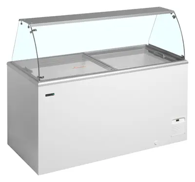 Vitrina expositora para helados IDA500-W1+