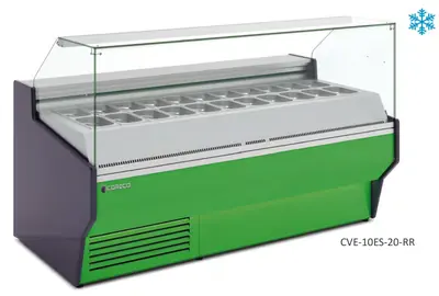 Modulos cubetas encastrables en vitrinas serie 9 y 10 Coreco CVE-10BM-10-C - Vitrinas de refrigeración