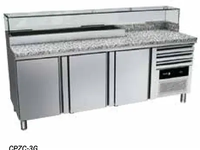 Fagor Professional Mesa de pizza compacta CPZC-2G - Mesas frías de pizza