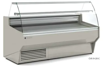 Vitrina expositora modular serie 9 con reserva Coreco CVE-9-10-C - Vitrinas de refrigeración