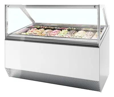 Vitrina expositora para helados con display ventilada MILLENNIUM ST18